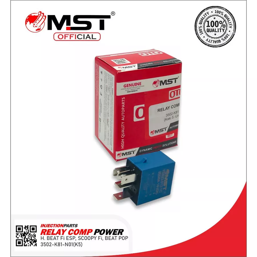 RELAY COMP POWER K5 BEAT FI ESP/SCOOPY FIi/BEAT POP/ BEAT STREET