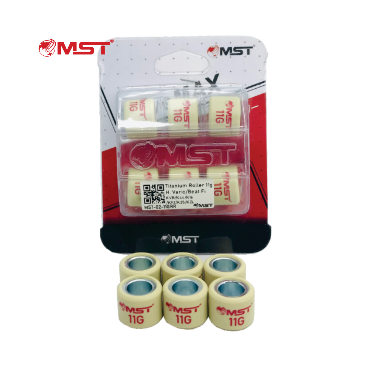 ROLLER SET HONDA VARIO/BEAT FI (KVB/K44/K16/K93/K25/KZL) 8GR