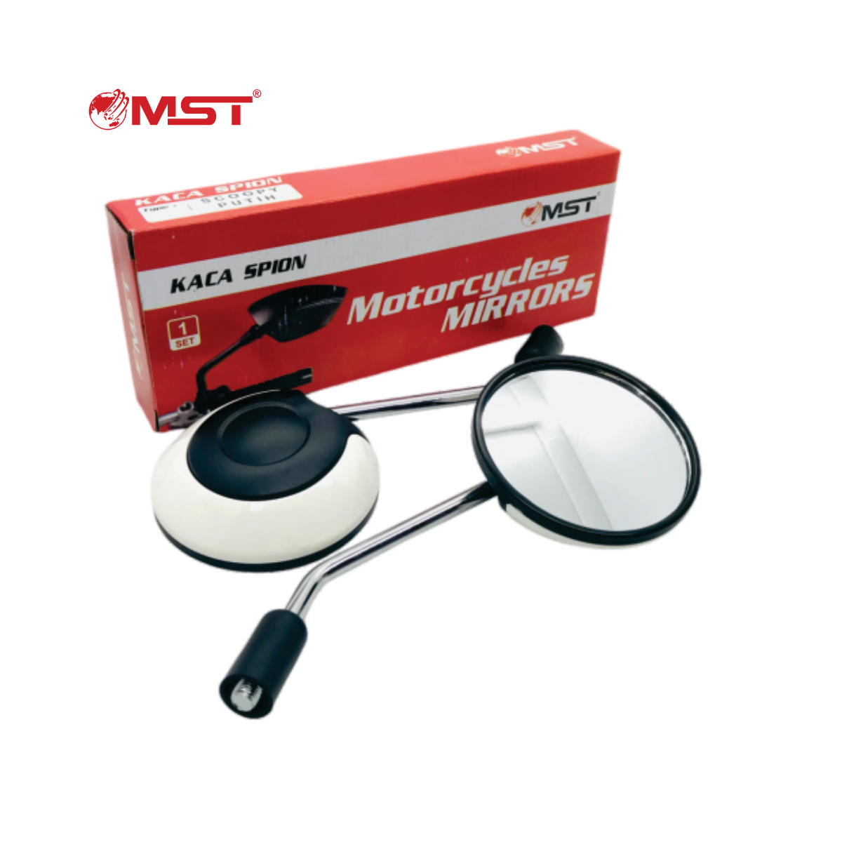 SPION HONDA SCOOPY ESP PUTIH