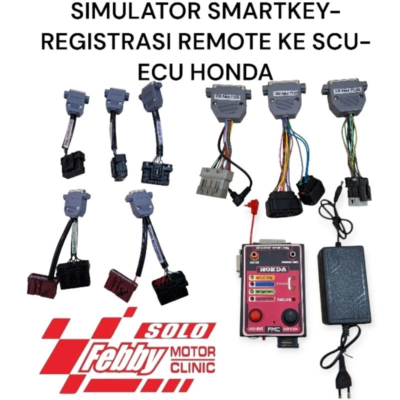 ALAT REGISTRASI REMOTE SCU + SOKET KE  ECU ALL HONDA 003