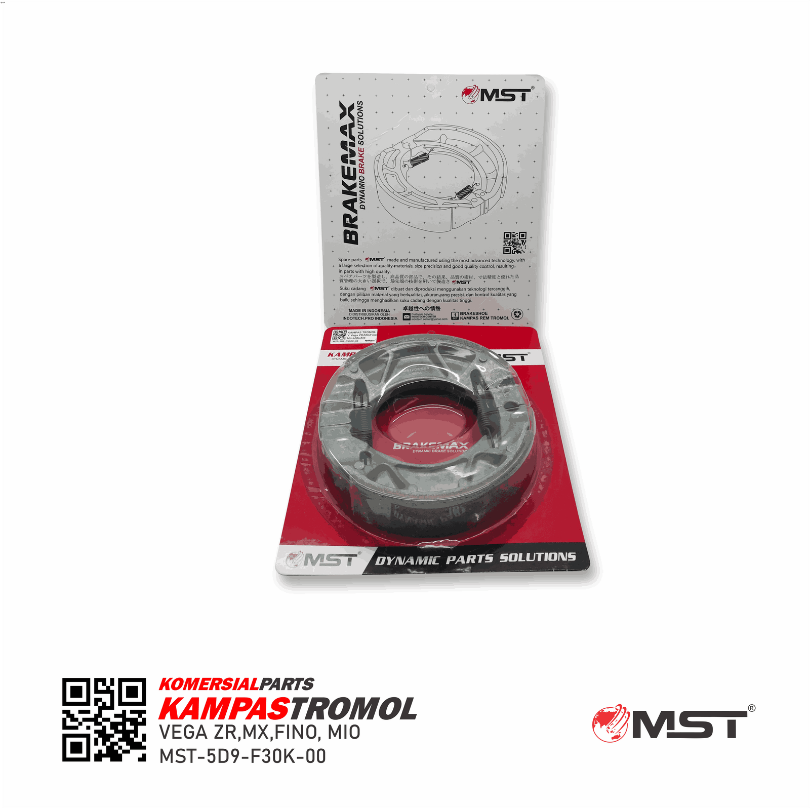 KAMPAS TROMOL/BREAKSHOE H.VEGA ZR/FINO/MX/MIO J/MIO M3