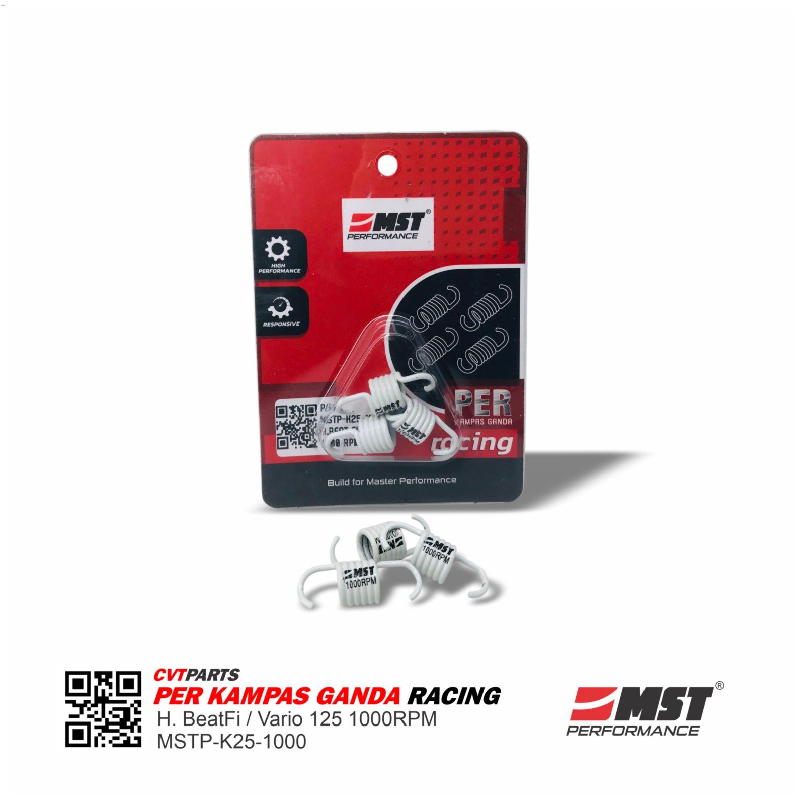 PER KAMPAS GANDA RACING  HONDA BEAT FIi/VARIO 125-1000RPM