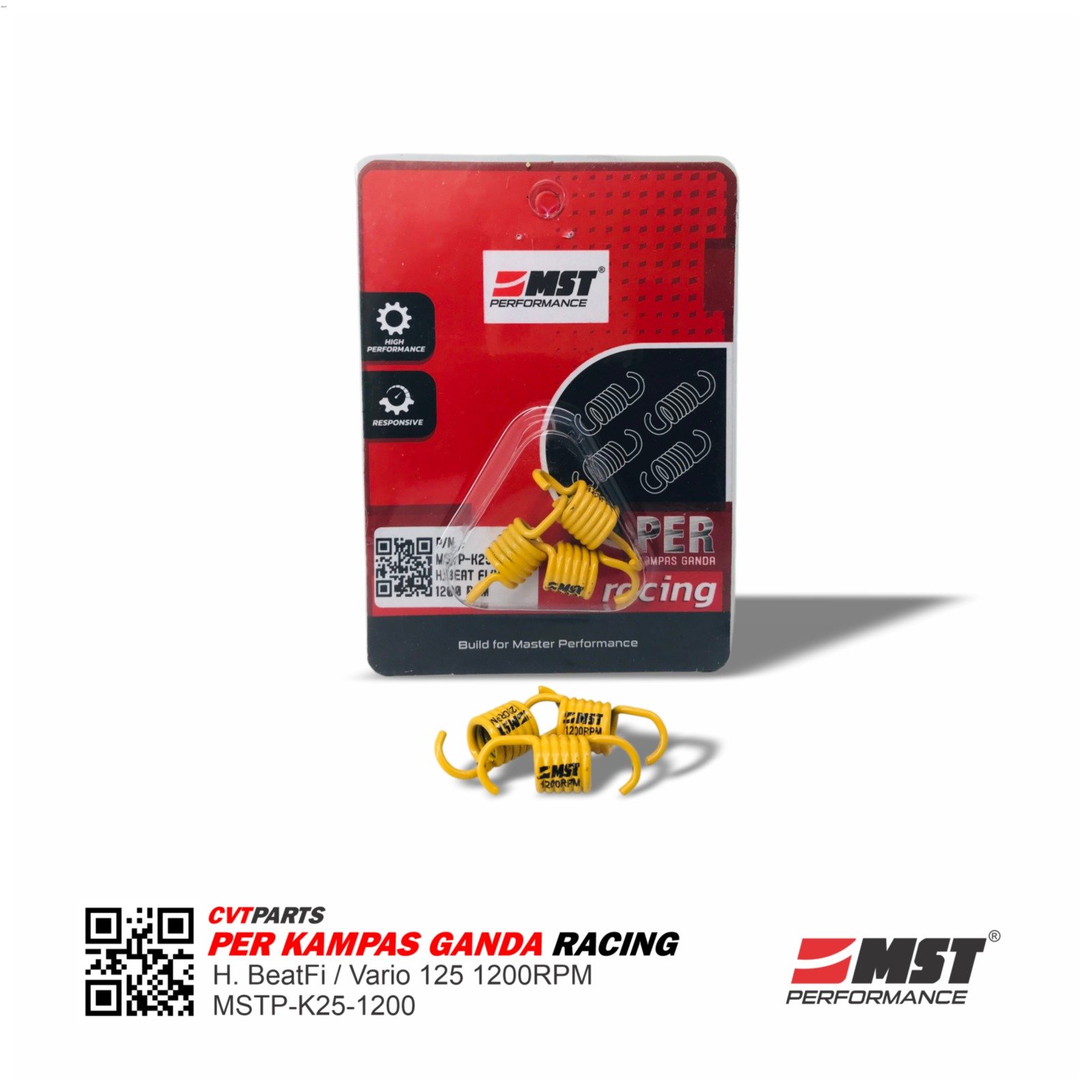 PER KAMPAS GANDA RACING HONDA  BEAT FIi/VARIO 125-1200RPM