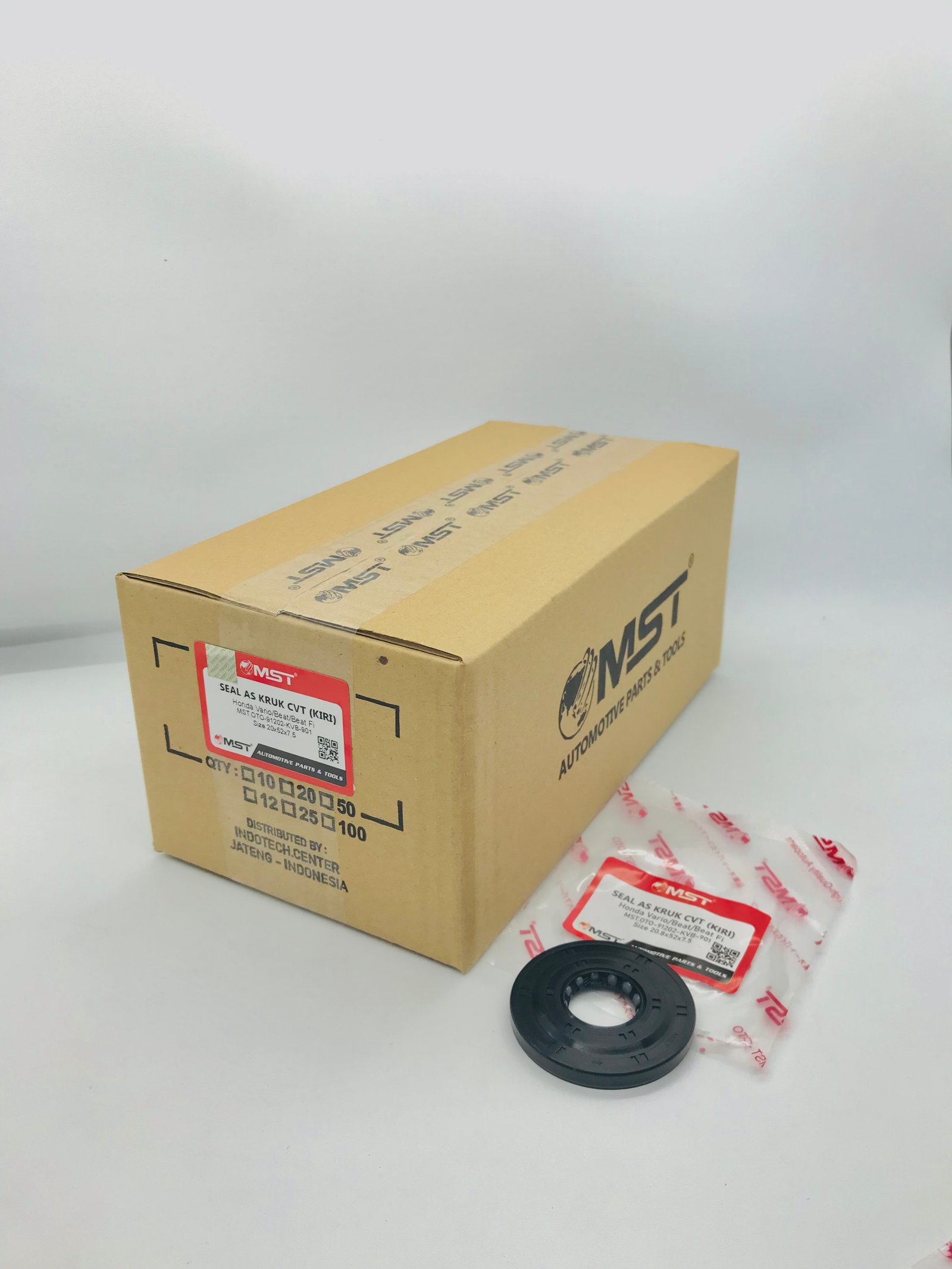 SEAL AS KRUK CVT (KIRI)HONDA VARIO/BEAT/SCOPY (20.8X52X7.5))