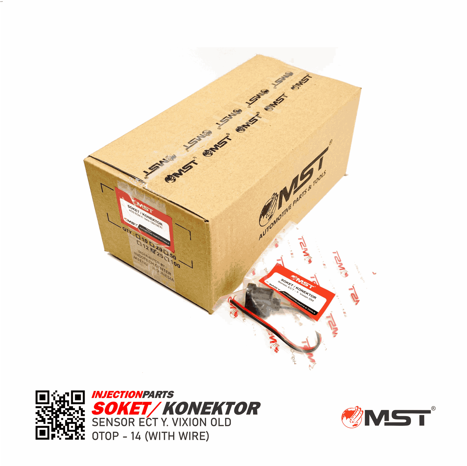 SOKET/KONEKTOR SENSOR ECT VIXION OLD