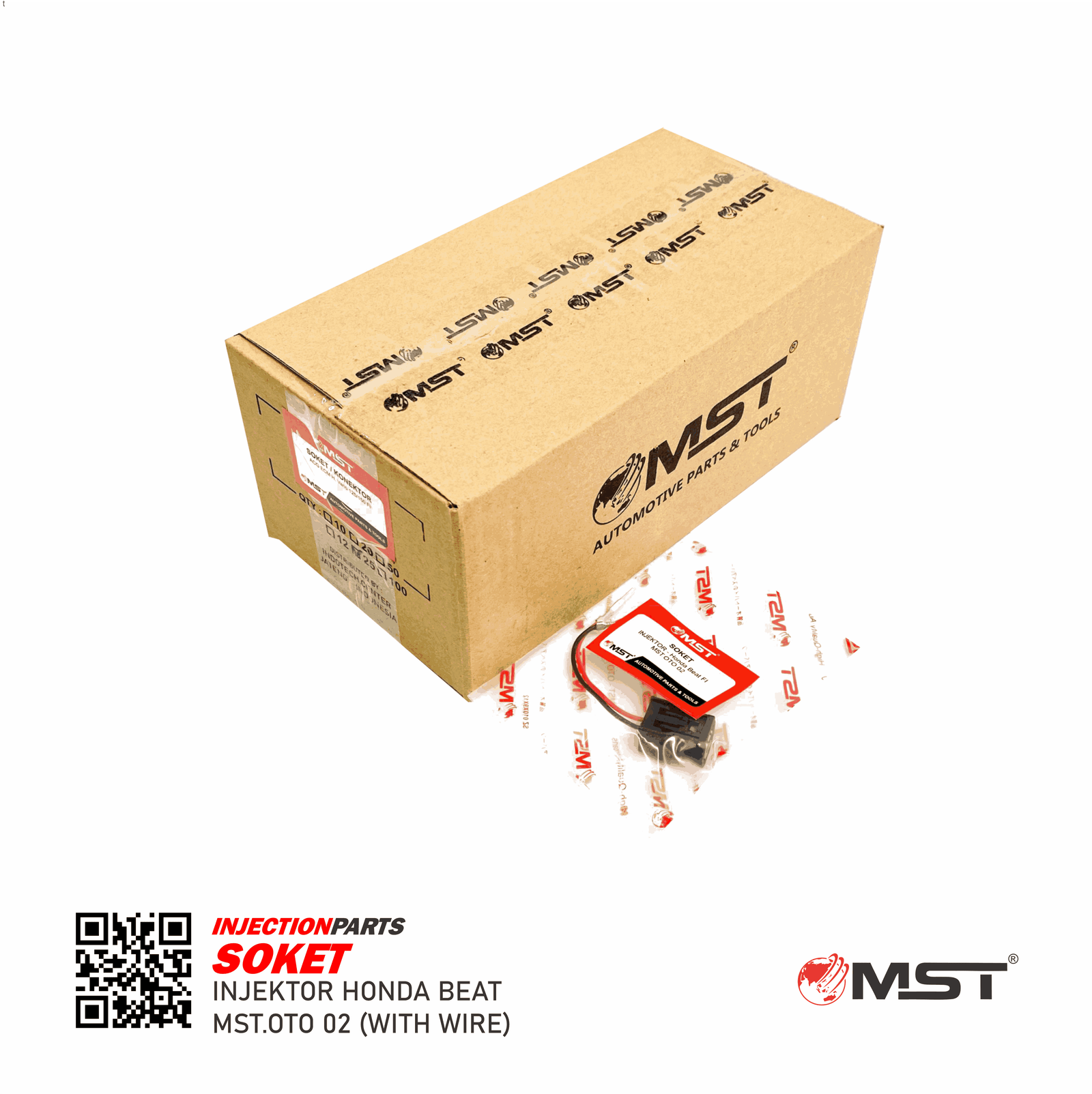 SOKET INJEKTOR HONDA BEAT FI/SOKET SENSOR ECT/SOKET SENSOR SUHU RADIATOR VARIO 125 FI/VARIO 150 FI