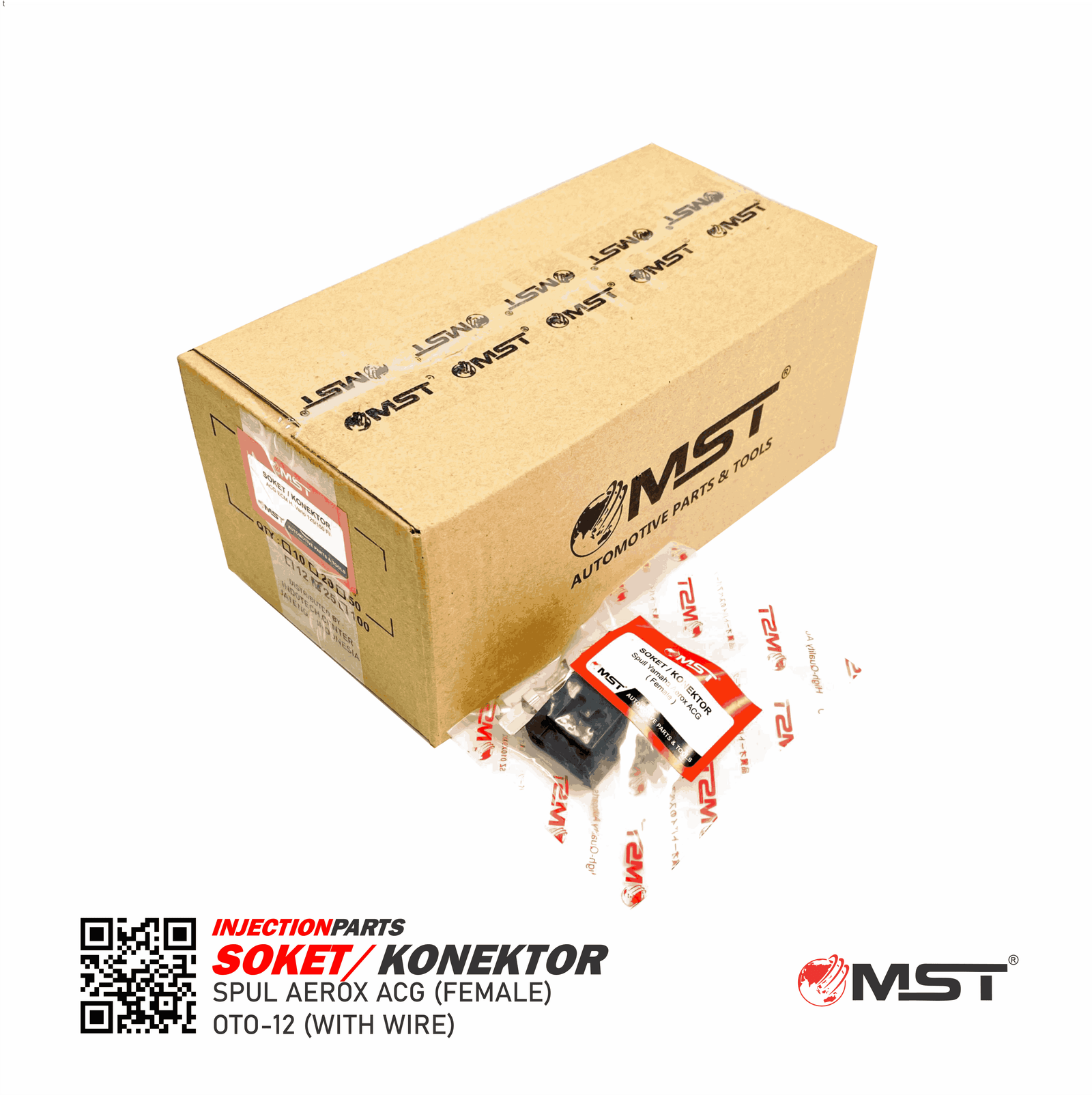 SOKET/KONEKTOR SPULL AEROX ACG(FEMALE) NON WIRE