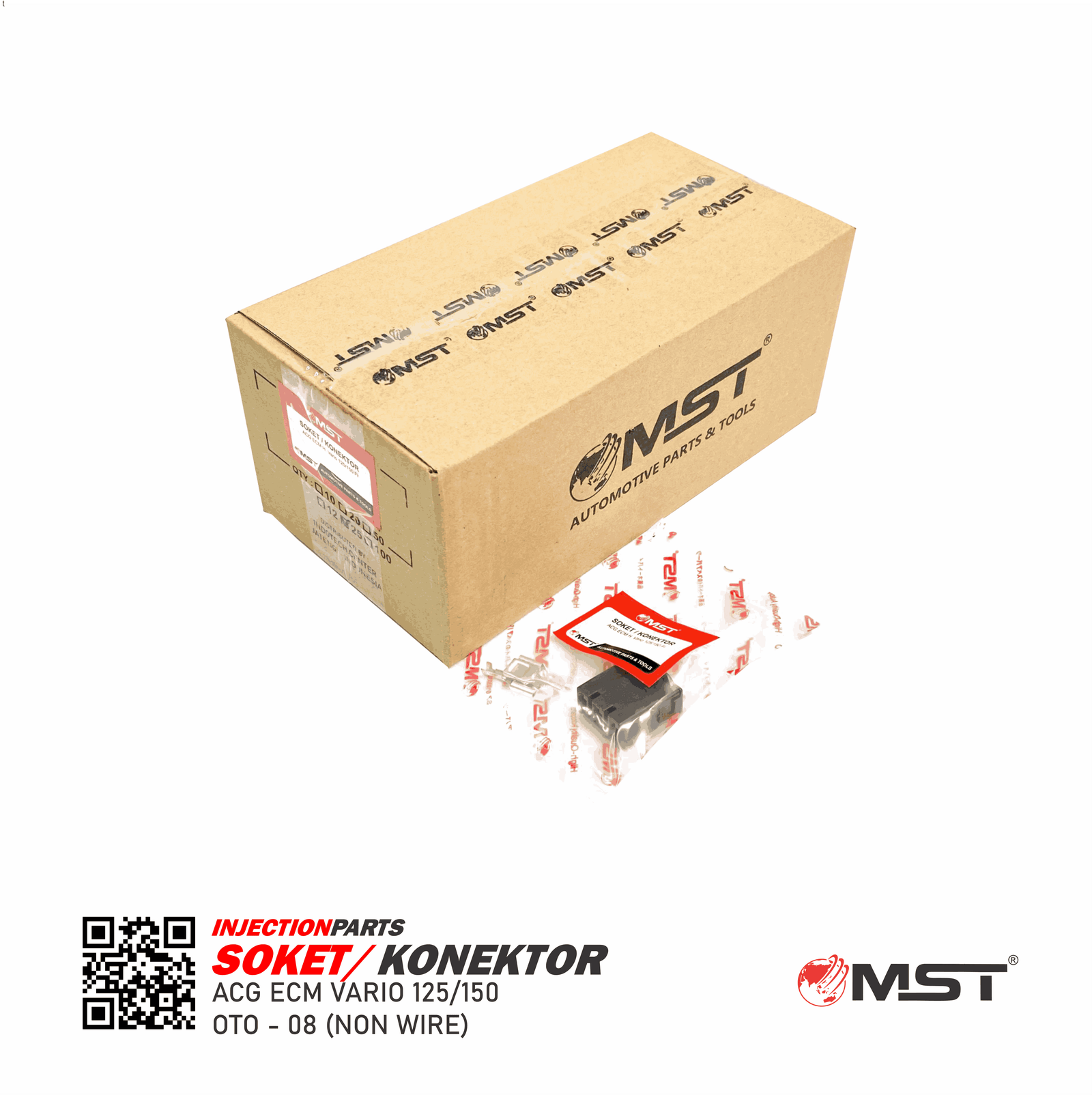 SOKET/KONEKTOR ACG ECM VARIO 125/VARIO 150 FI (NON FIRE)