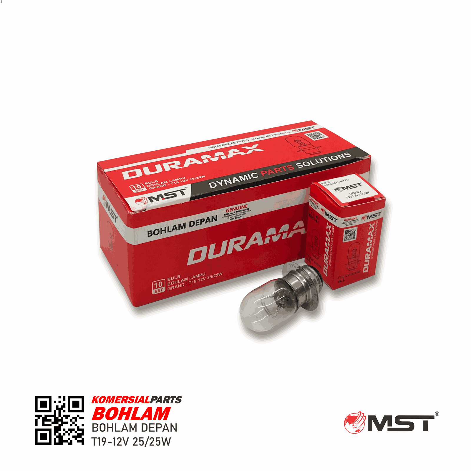 BOHLAM DEPAN 19-12V 25/25W-GRAND/BEAT/VARIO