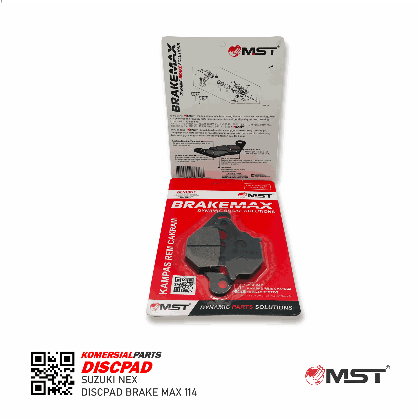 DISKPAD SUZUKI NEX PACKING PRESS
