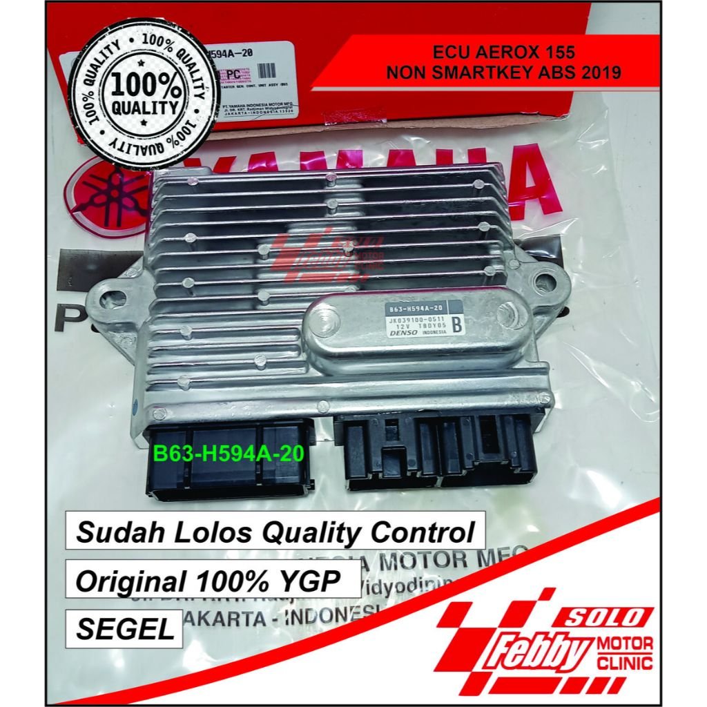 ECU AEROX 155 NON SMARTKEY NON ABS 2019