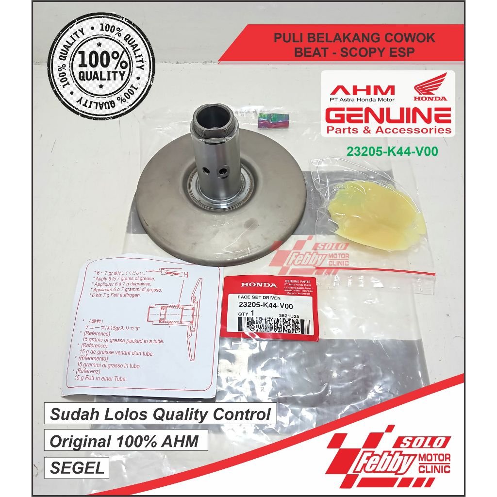 FACE SET DRIVEN / PULI BELAKANG COWOK BEAT /SCOPY ESP