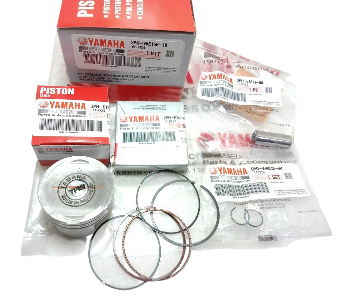 PISTON KIT / SEHER KIT YAMAHA MIO M3 / MIO Z / MIO 125 / MIO FINO 125