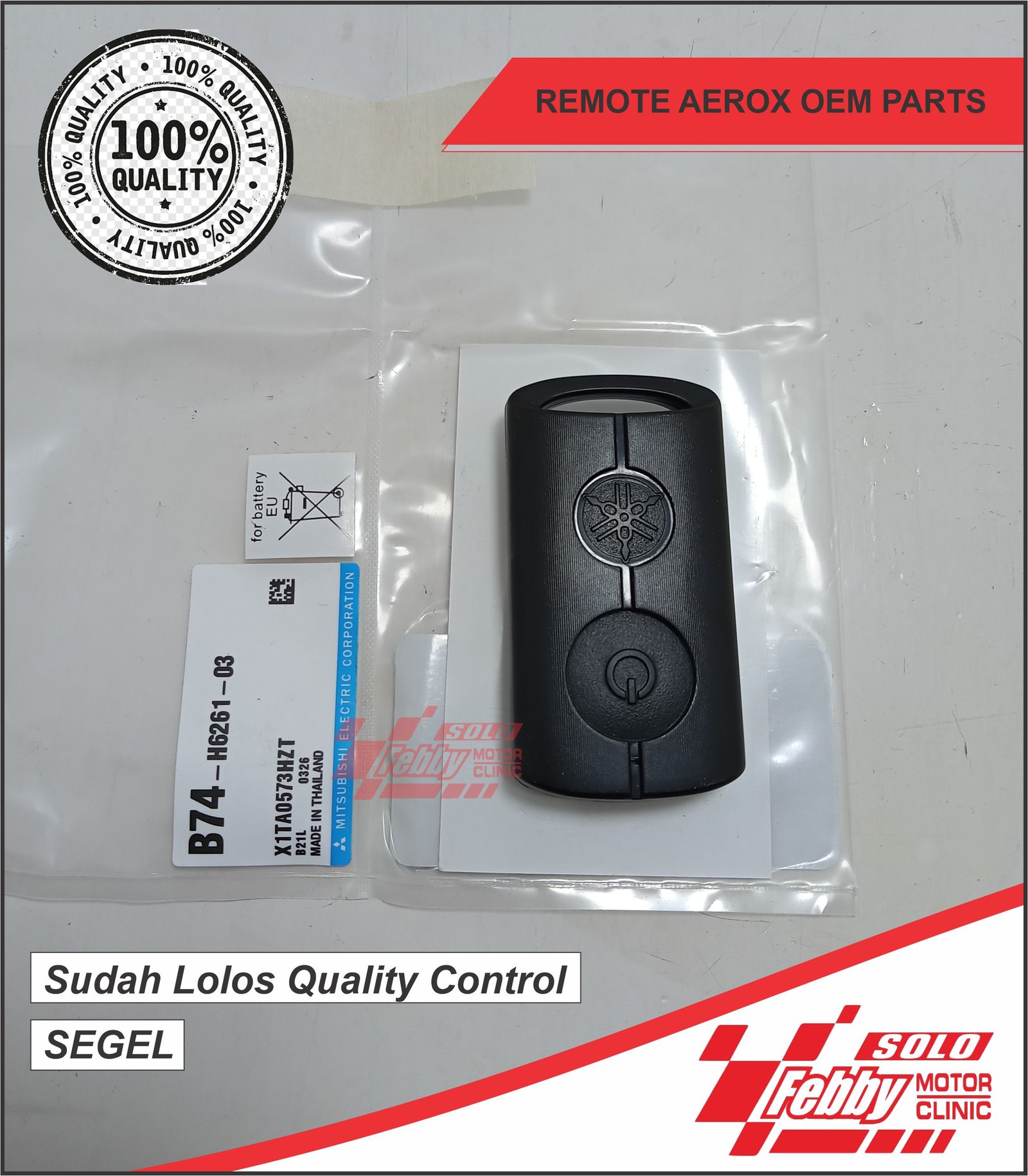 REMOTE 315mhz AEROX/LEXY/N MAX NEW/FAZIO/X MAX/FREEGO OEM PARTS 315MHZ