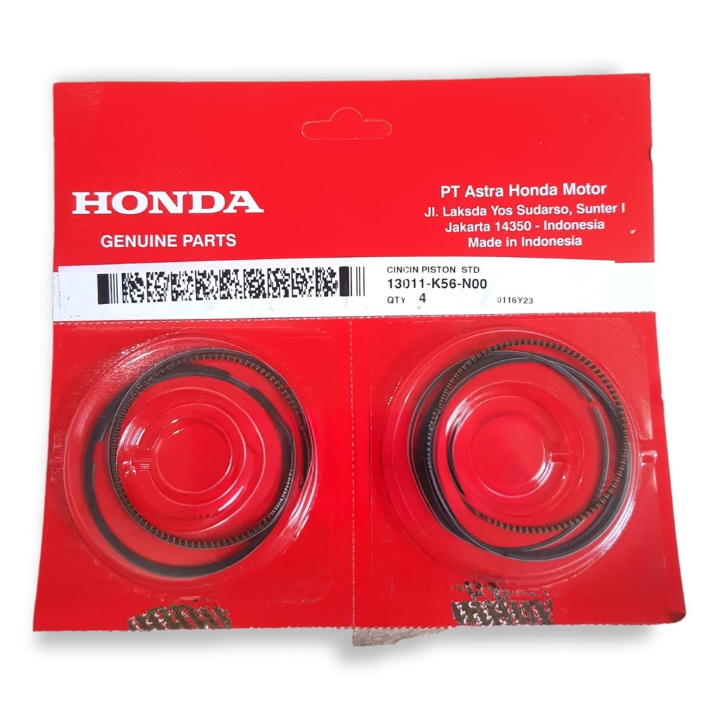 RING SEHER/RING PISTON STD CB 150R LED/SUPRA GTR/SONIC 150