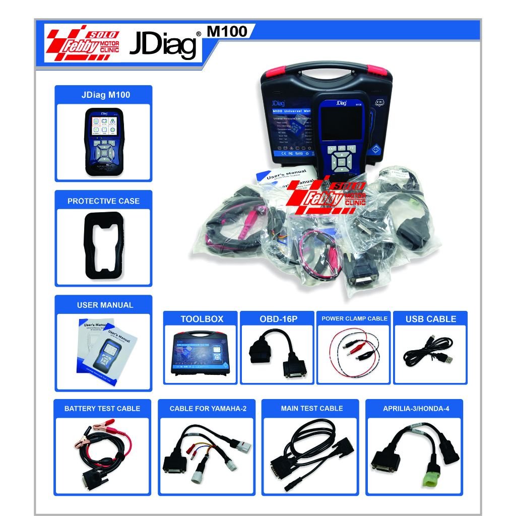 SCANNER J DIAG M-100 BIRU