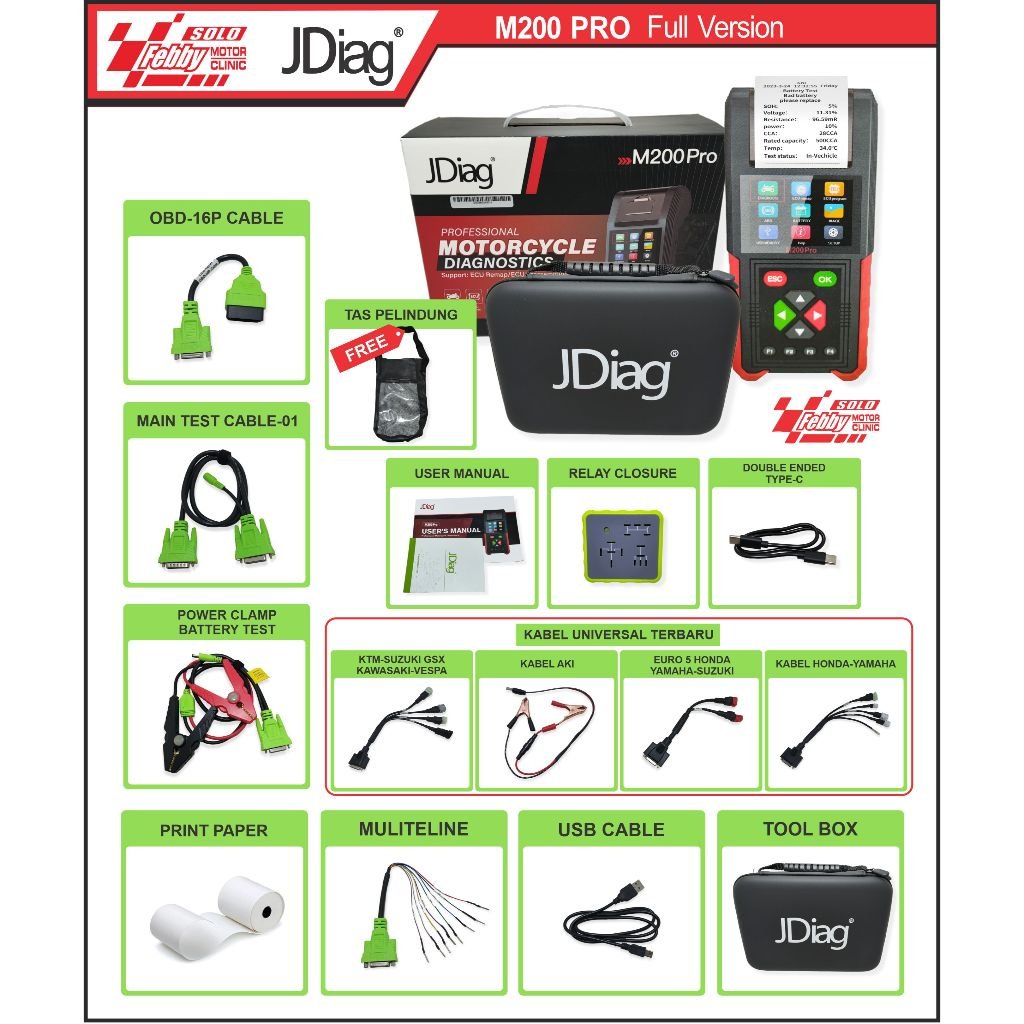 SCANNER J DIAG M200 PRO VERSI BASIC 014