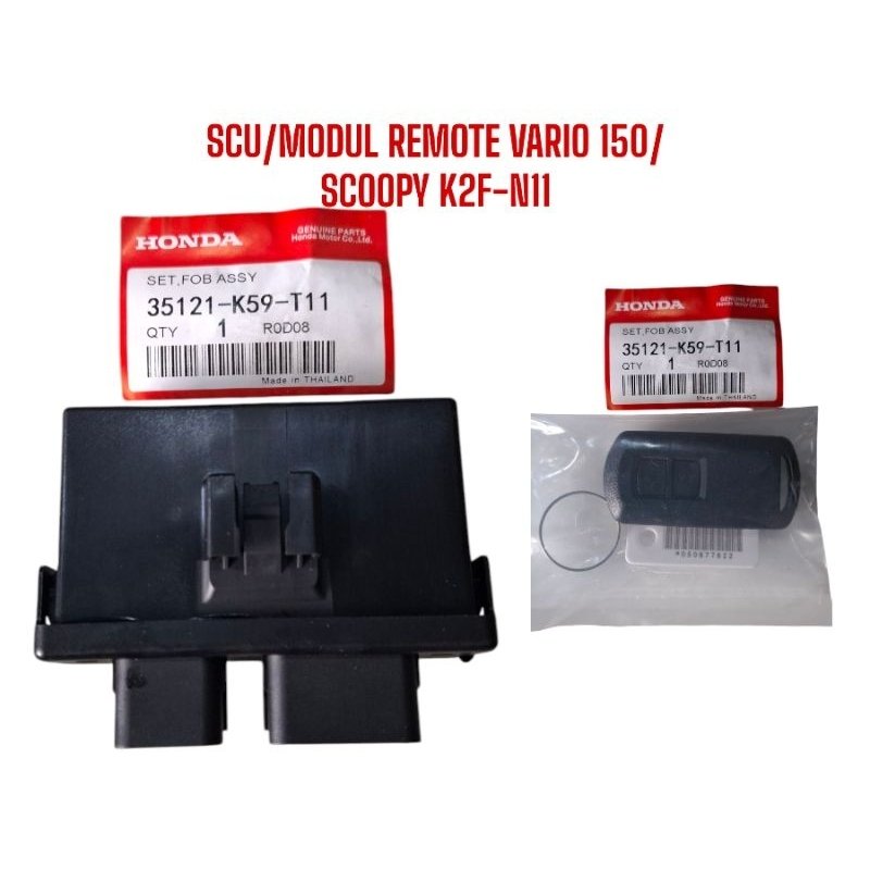 SCU+REMOTE SET HONDA VARIO 150 K59 / SCOOPY K2F-N11 AFTERMARKET