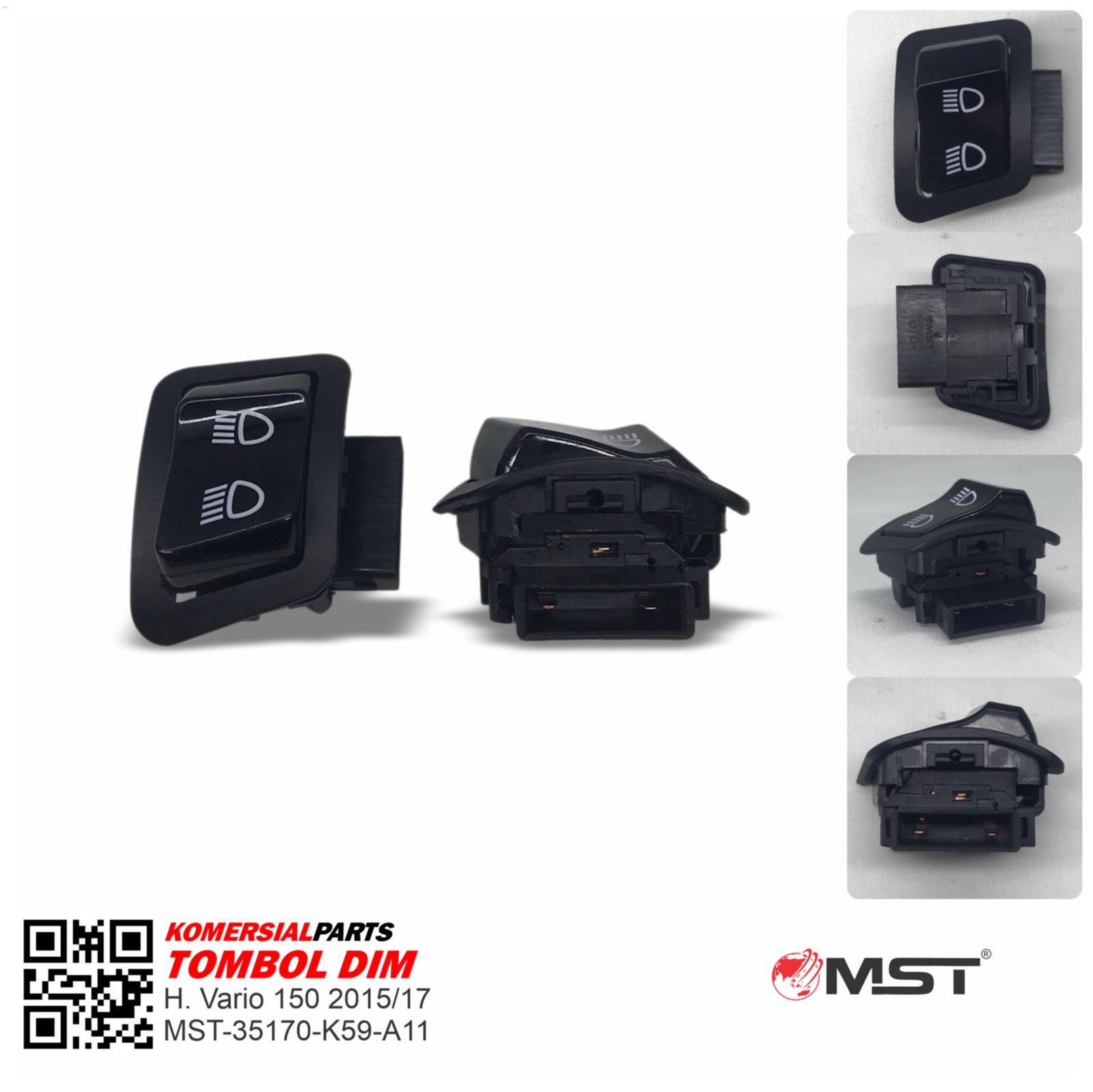 TOMBOL DIM HONDA VARIO 150 2015/17