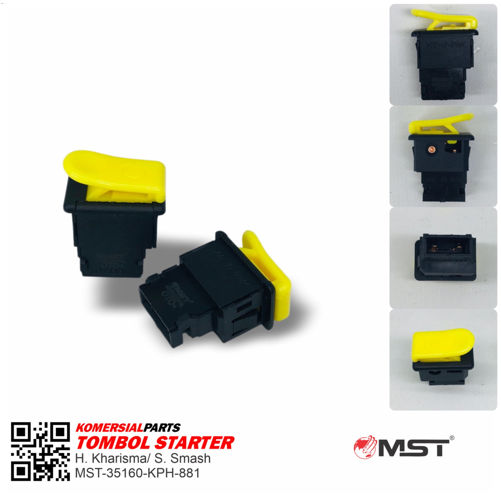 TOMBOL STARTER HONDA KHARISMA / SUZUKI SMASH