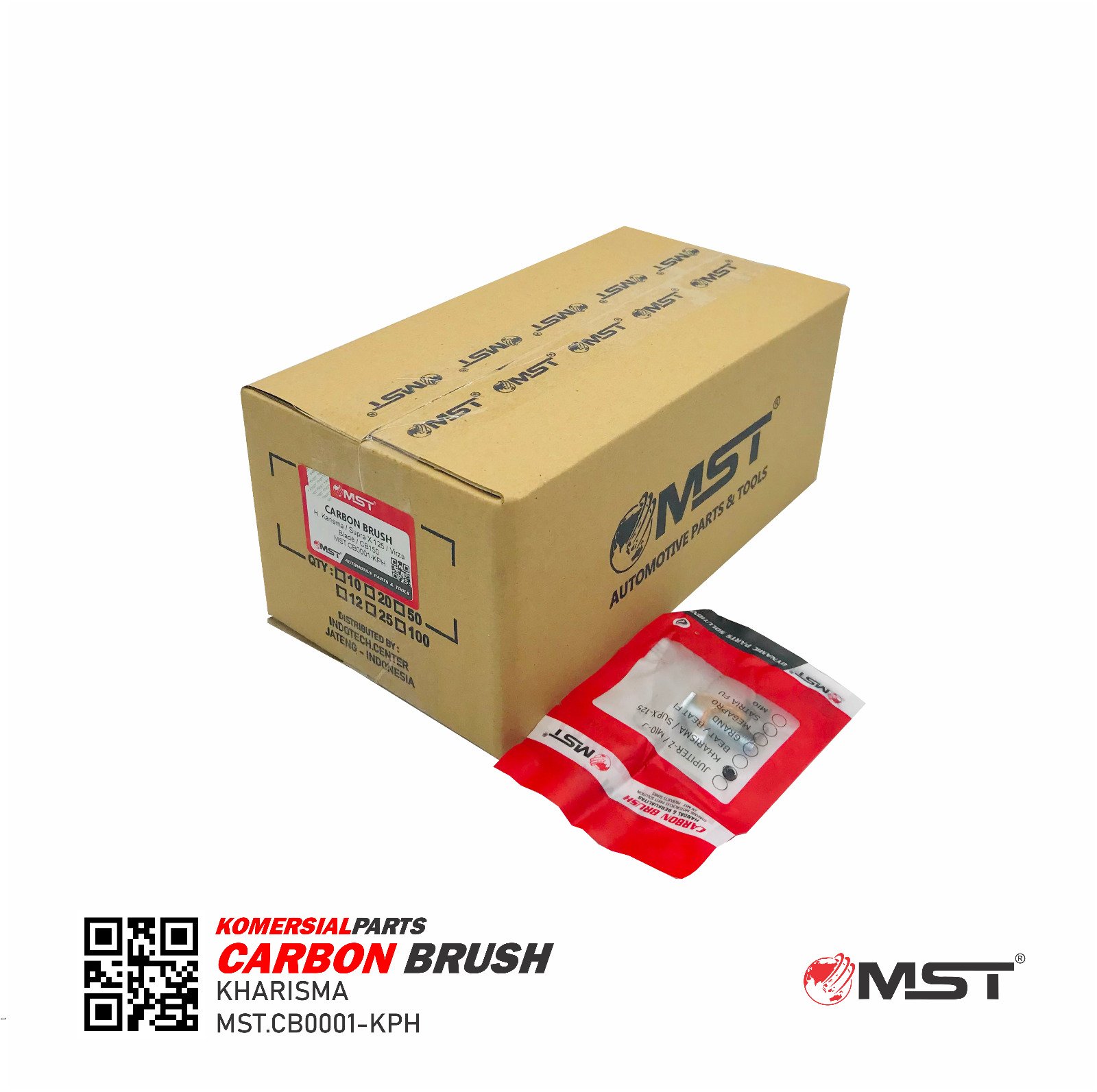 CARBON BRUSH/BROSTELHONDA KHARISMA/SUPRA X125/VERZA/BLADE/CB150