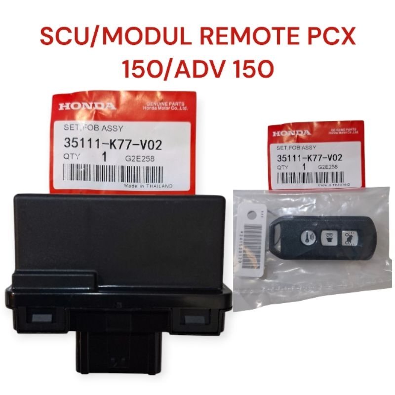 SCU+REMOTE SET HONDA PCX 150 K77 / ADV 150 AFTERMARKET